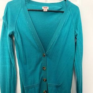 Mossimo Teal Cardigan